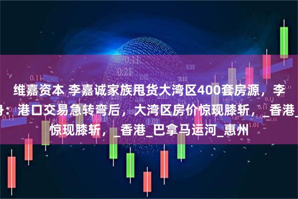 维嘉资本 李嘉诚家族甩货大湾区400套房源，李嘉诚的低头与转身：港口交易急转弯后，大湾区房价惊现膝斩，_香港_巴拿马运河_惠州
